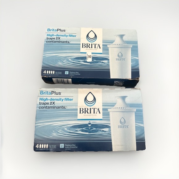 Brita Other - 2X Brita Plus Replacement Water Filte BPAFree High Density Pitchers 8 Total NEW